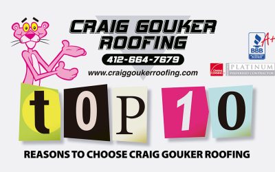 Top 10 reasons to choose Craig Gouker Roofing